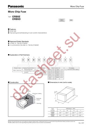 ERB-SE1R00U datasheet  